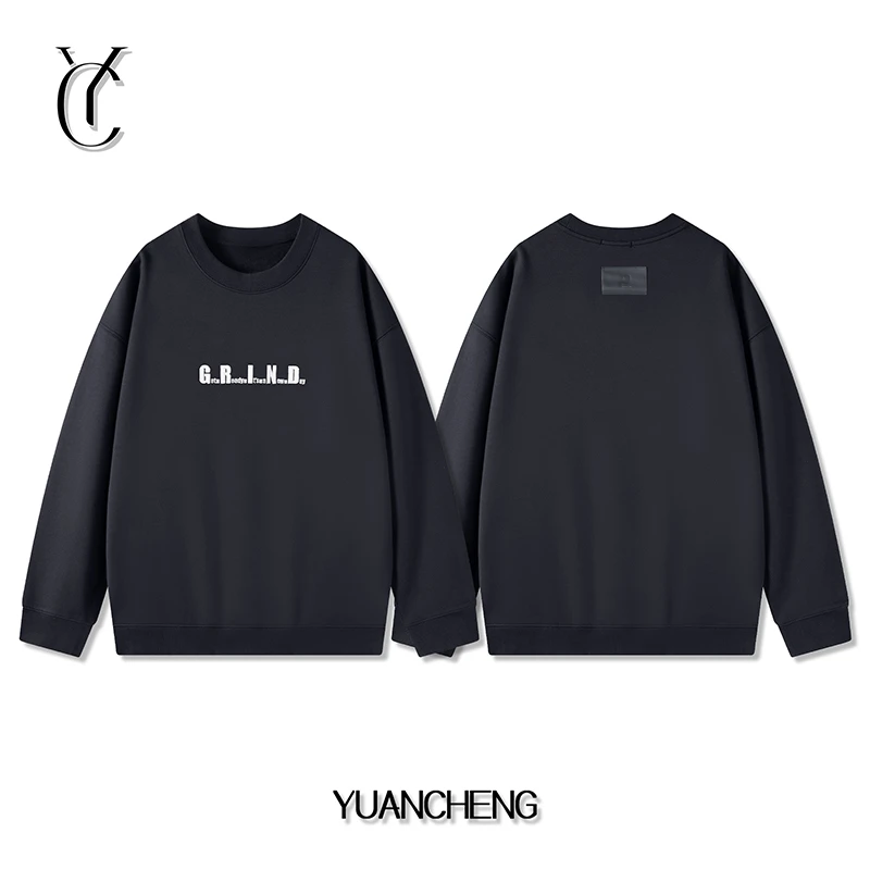 【潮流街头舒适加绒卫衣】广州秋冬季精品百搭休闲卫衣T-996