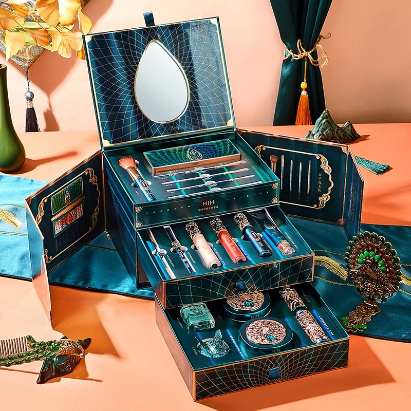 东方礼盒妆奁彩妆礼盒套装18件套组合生日礼物情人节送女友礼物