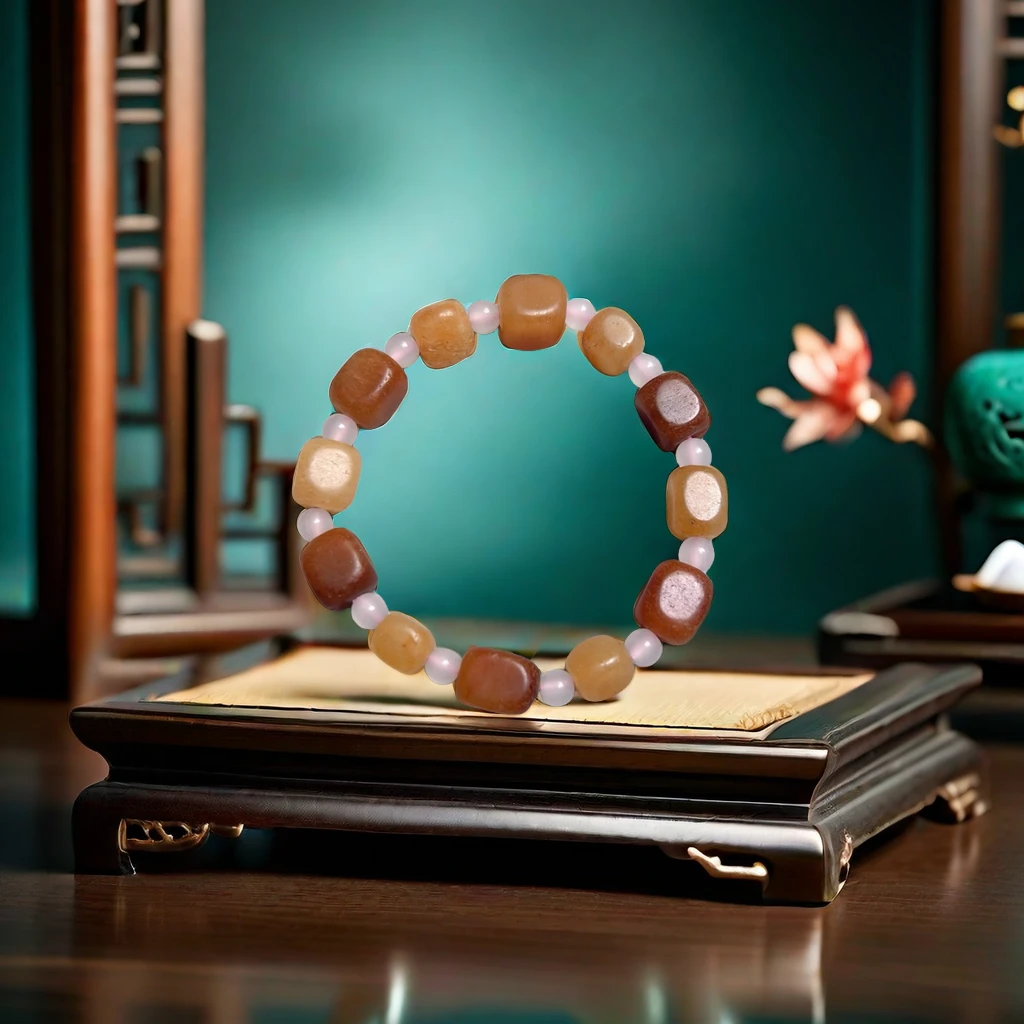 精美女款珠宝渐变单圈手串配饰