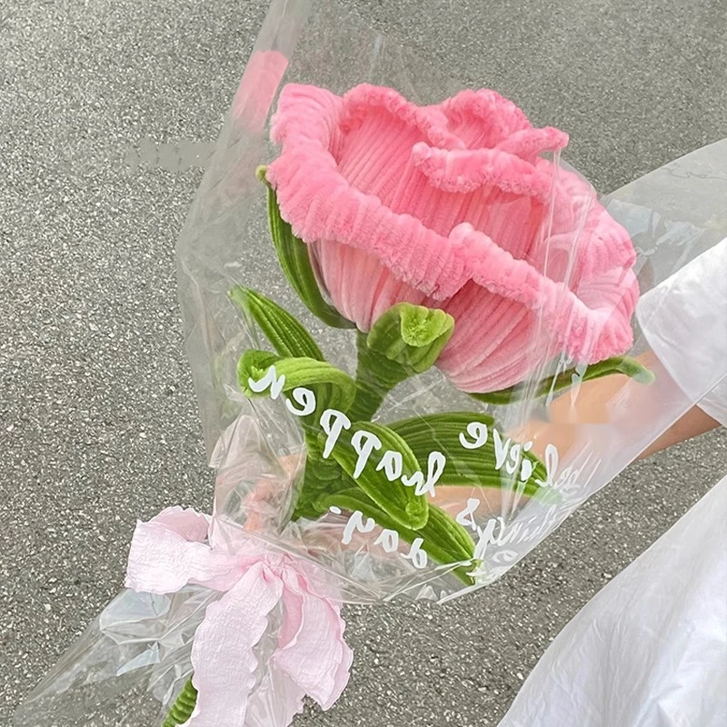 【成品发货】【情人节】【纯手工】手工扭扭棒巨型玫瑰花束送女朋友礼物
