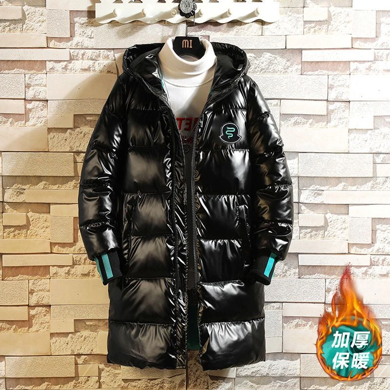 波司澄羽绒服免洗加绒服男冬季加厚保暖防寒中长款外套韩版潮流帅