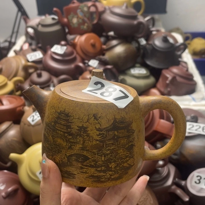 紫砂茶壶昆**人紫砂微瑕