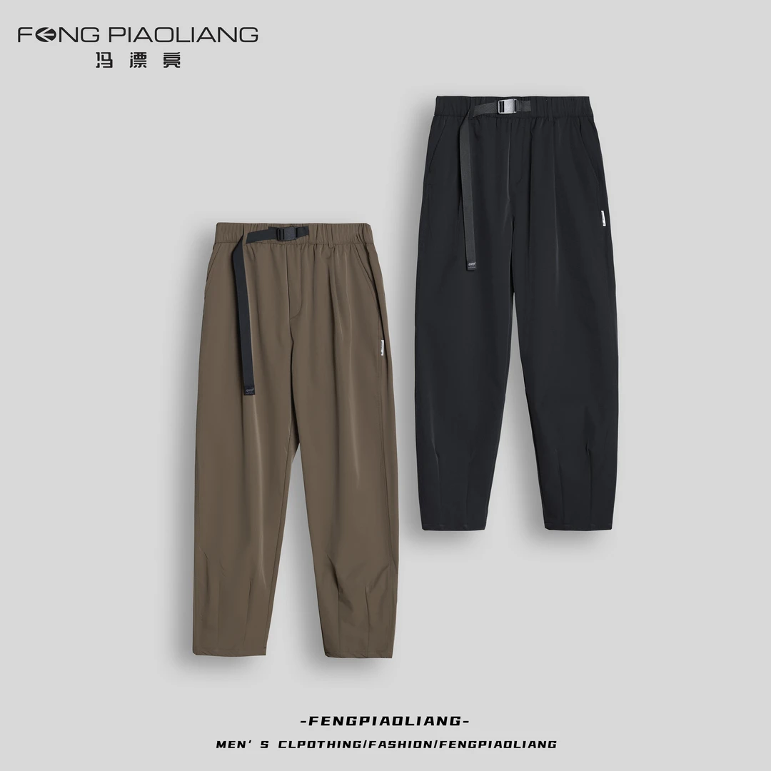 【轻量化软壳底抓绒工装裤】1101秋冬户外机能腰带男女同款工装裤
