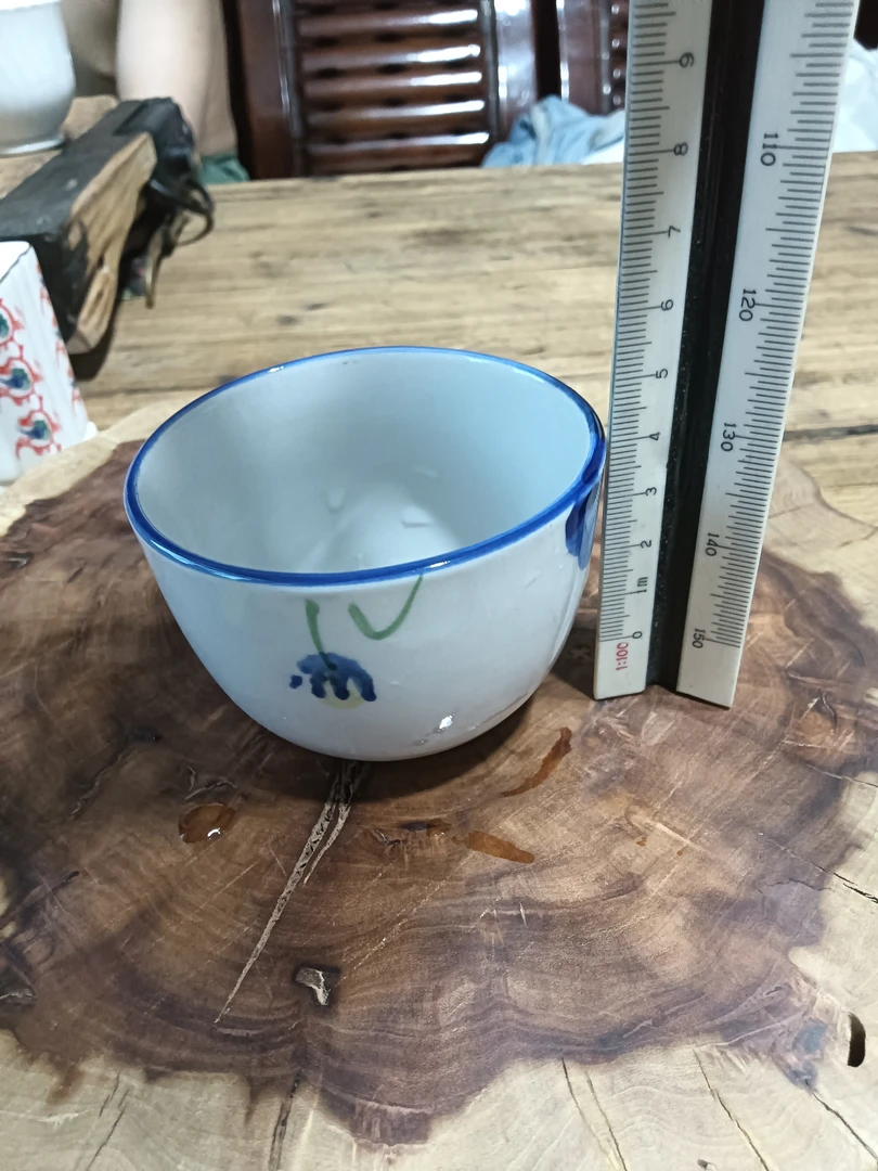 家用釉下彩手绘小杯子