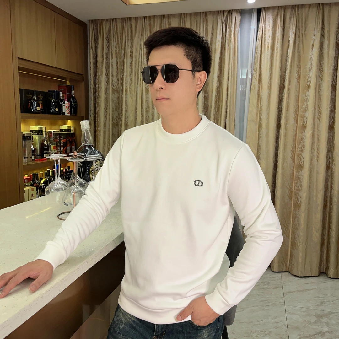 【加绒】2024秋冬男士新款潮流卫衣印花轻欧货时尚休闲休闲圆领9910