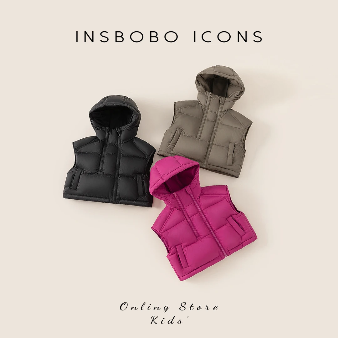 DY42004【冬】儿童羽绒服（简约连帽羽绒马甲）