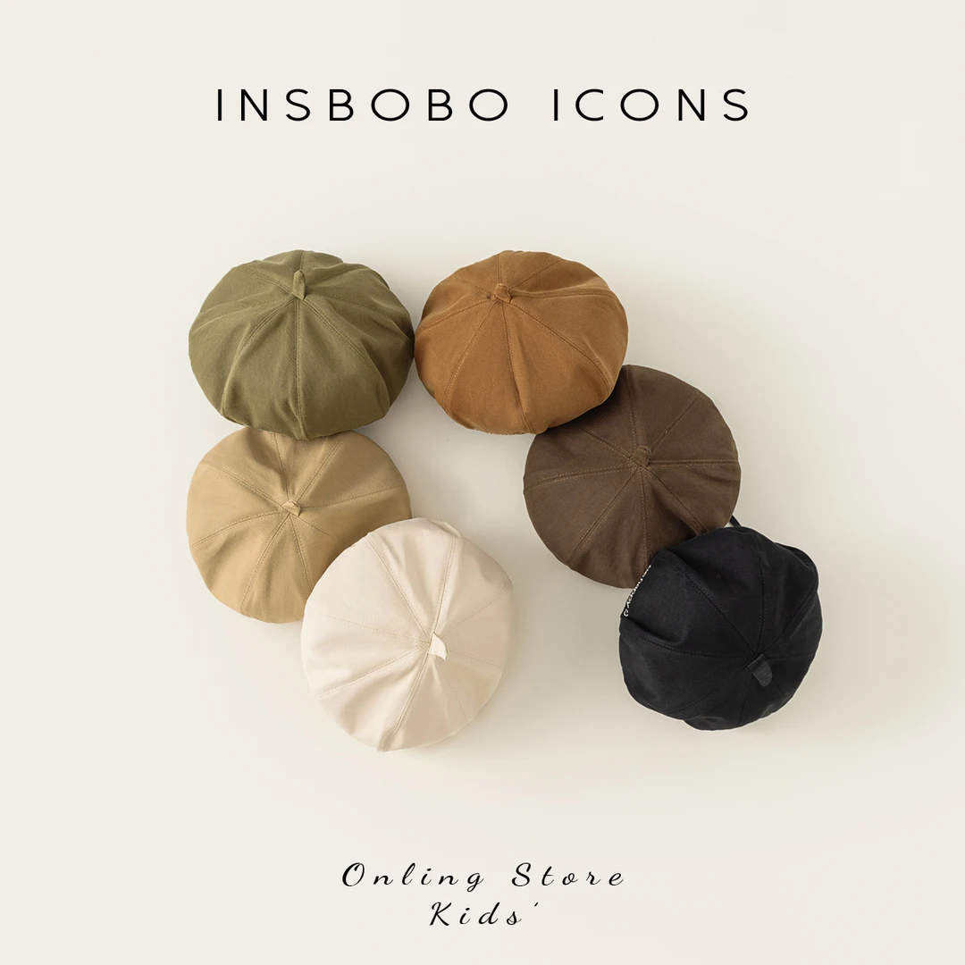 PS24087   儿童帽子（复古时尚贝雷帽）