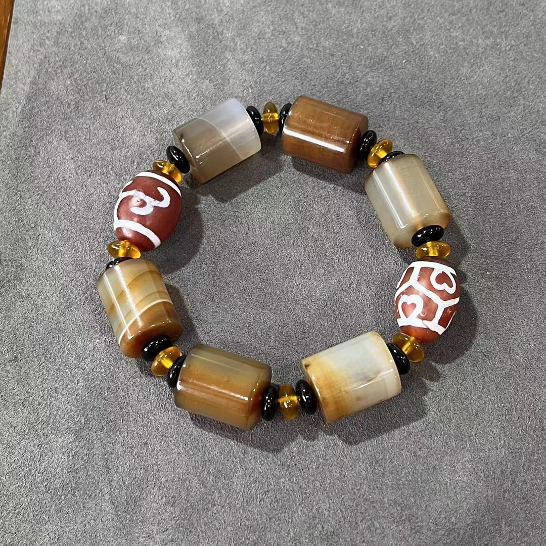 精美老珠珠多宝手串#202