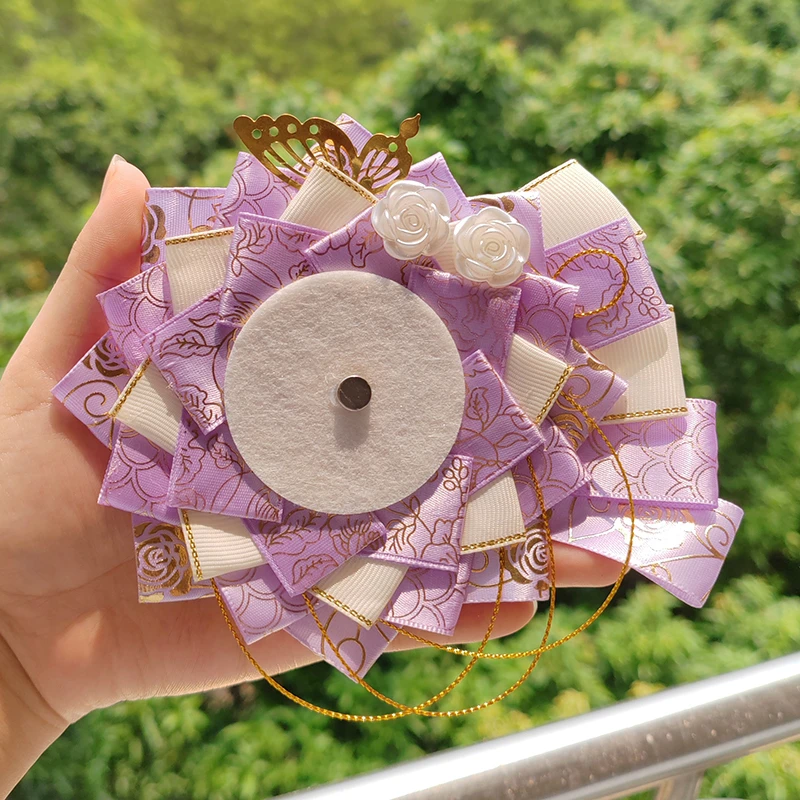 吧唧托二次元周边动漫饰品DIY痛包材料包谷美道具徽章托58-75mm