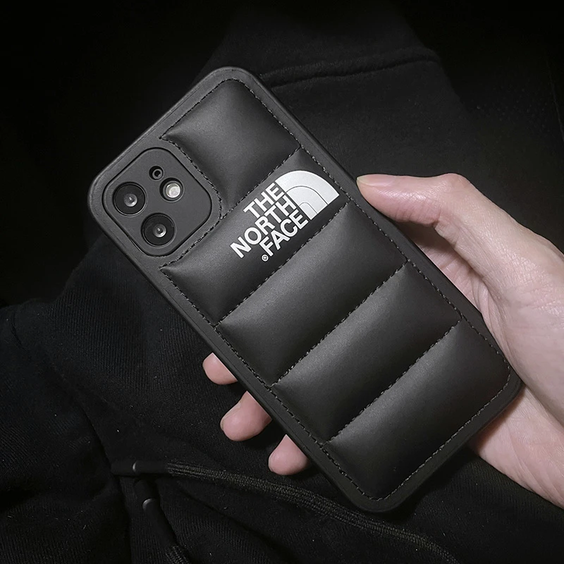 创意羽绒服适用iPhone14promax苹果15手机壳16全包软壳潮牌15男女