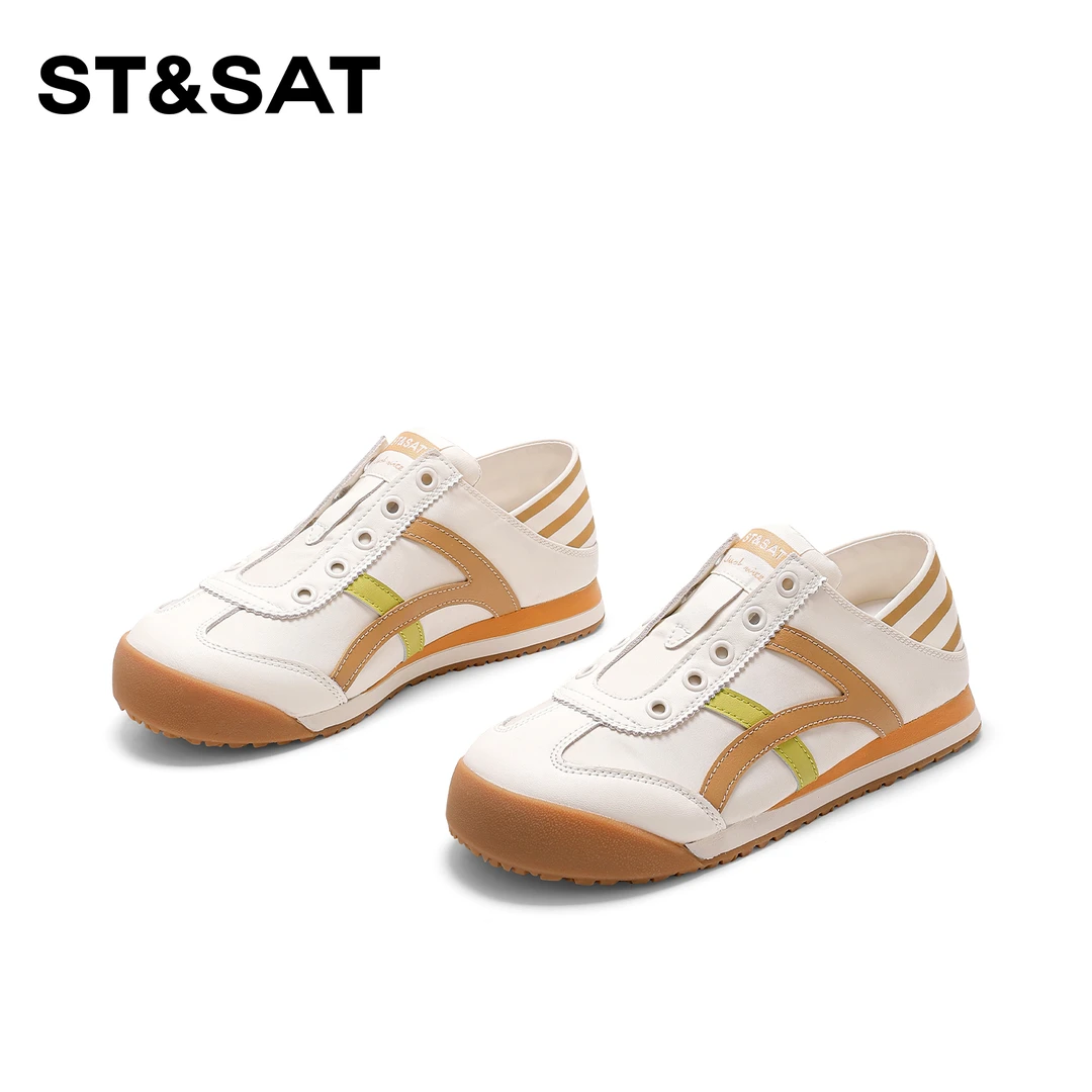 星期六阿甘德训鞋女2025年秋季新款时尚两穿防滑一脚蹬百搭休闲鞋