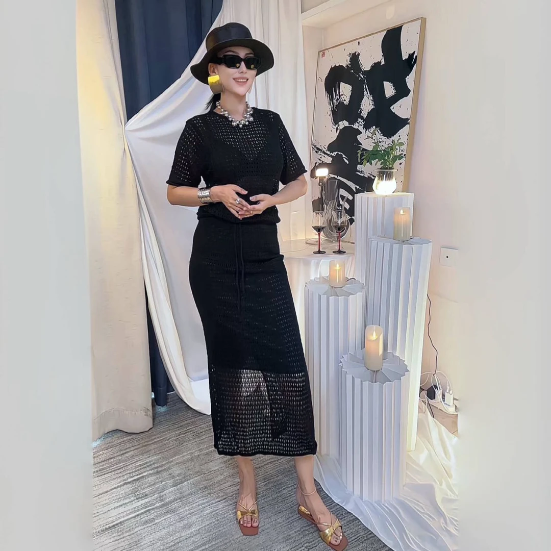 夏季时尚气质女装设计师套装