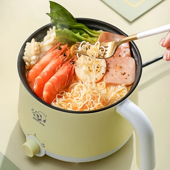 电煮锅宿舍学生小电锅多功能迷你泡面锅小型电热火锅单人一人家用