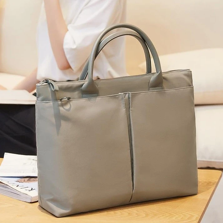 笔记本电脑包女士手提14寸13.3寸15.6日韩休闲大容量单肩斜挎包