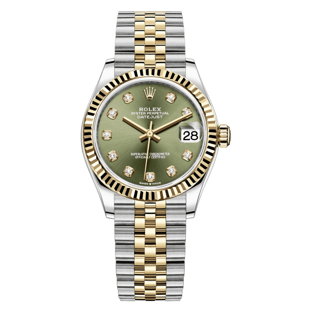 全新未使用 Rolex/劳力士 /278273间金绿钻/24年/31mm