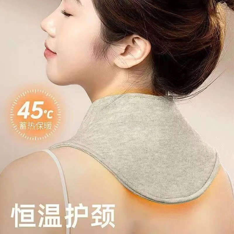 护颈椎护脖子小围脖男女空调房防寒暖贴热敷肩颈保暖月子脖套神器