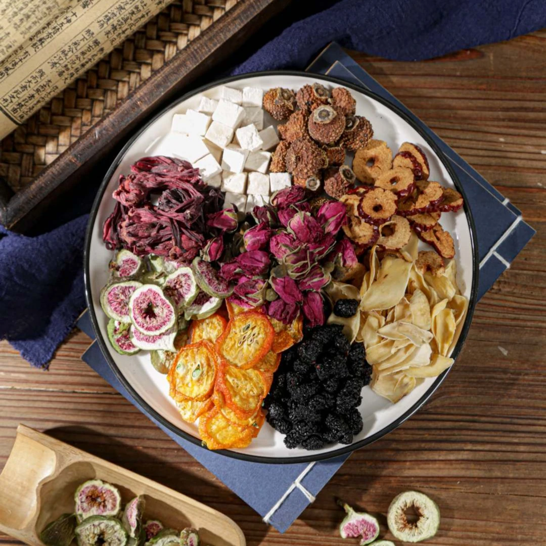 【娇颜茶】玫瑰桑葚无花果刺梨养生茶包熬夜女生滋补早C晚A升级