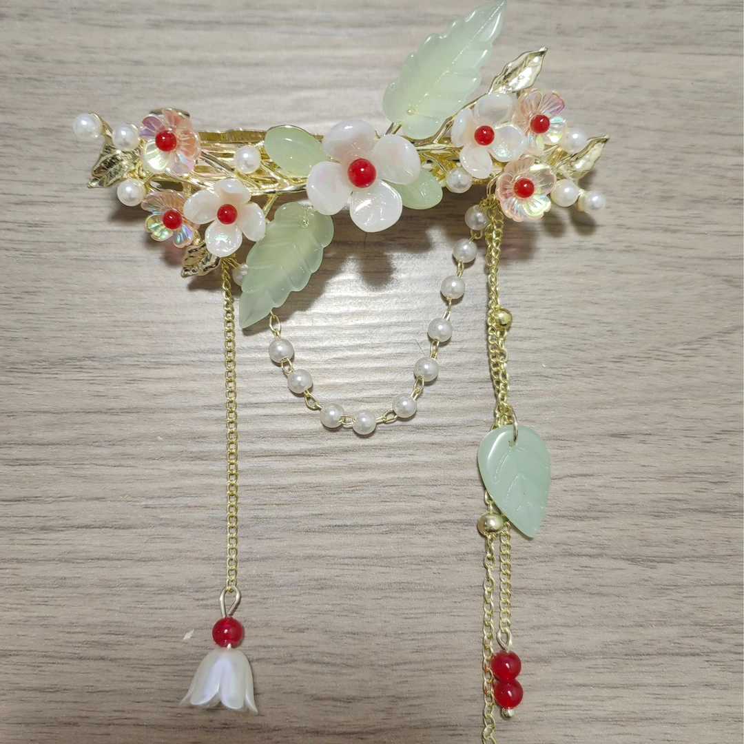 中号花朵盛开弹簧夹3563