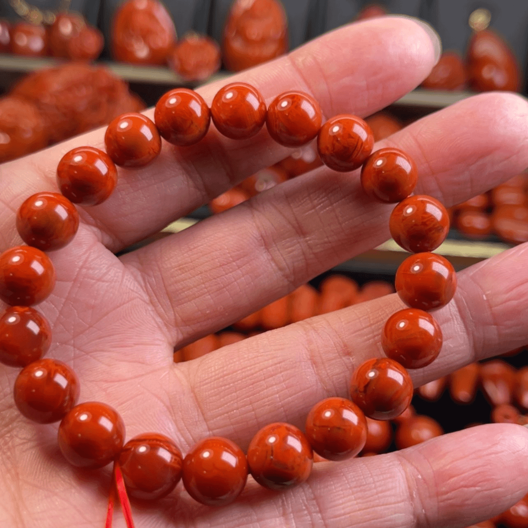 【闪购商品】南红玛瑙手串未镶嵌意*