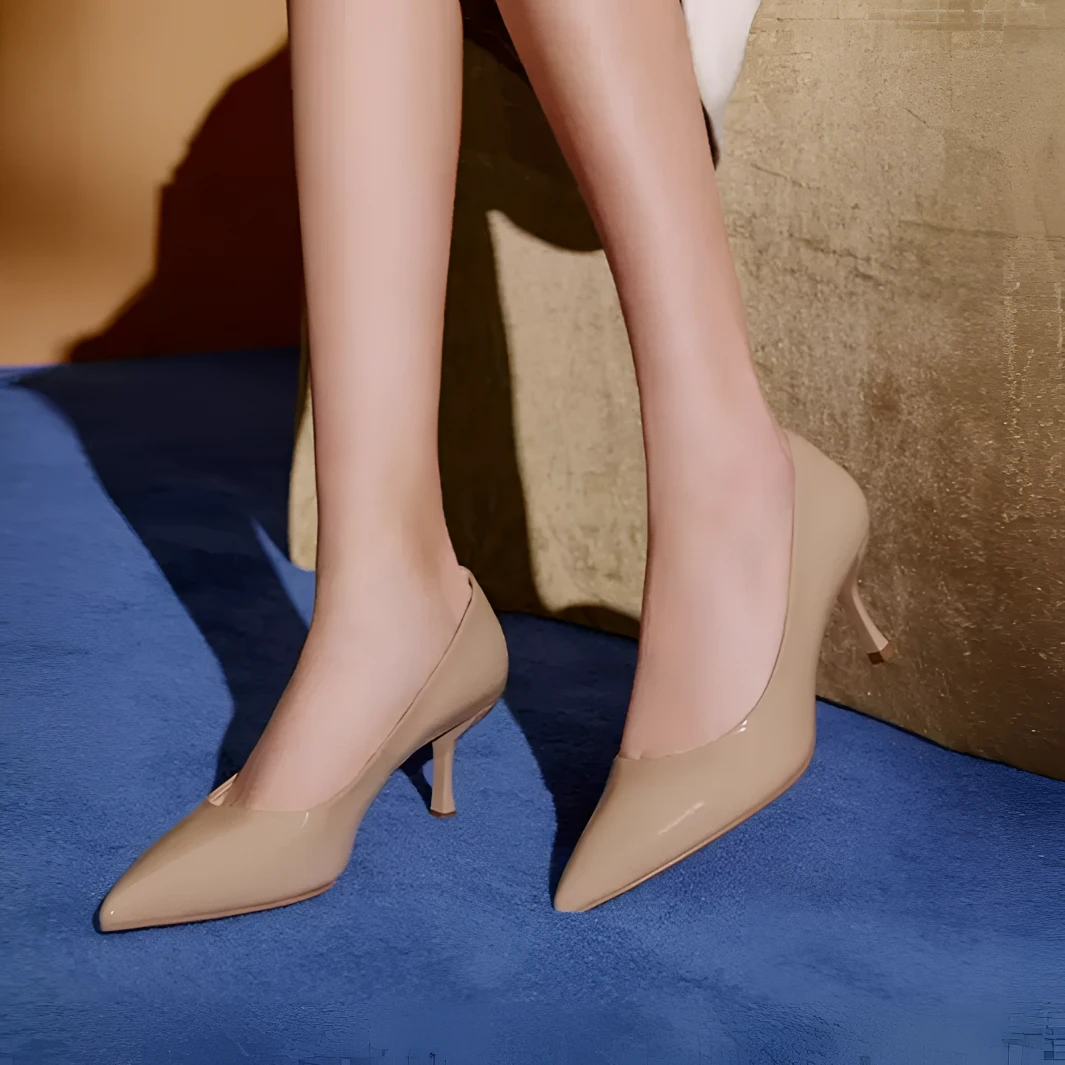 73hours Brittany经典尖头高跟鞋时尚通勤百搭气质鞋子