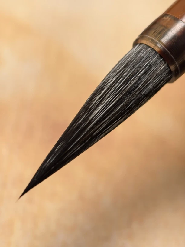 小号出锋3.0cm口径0.8cm，写个小行书二王米芾毛笔写字