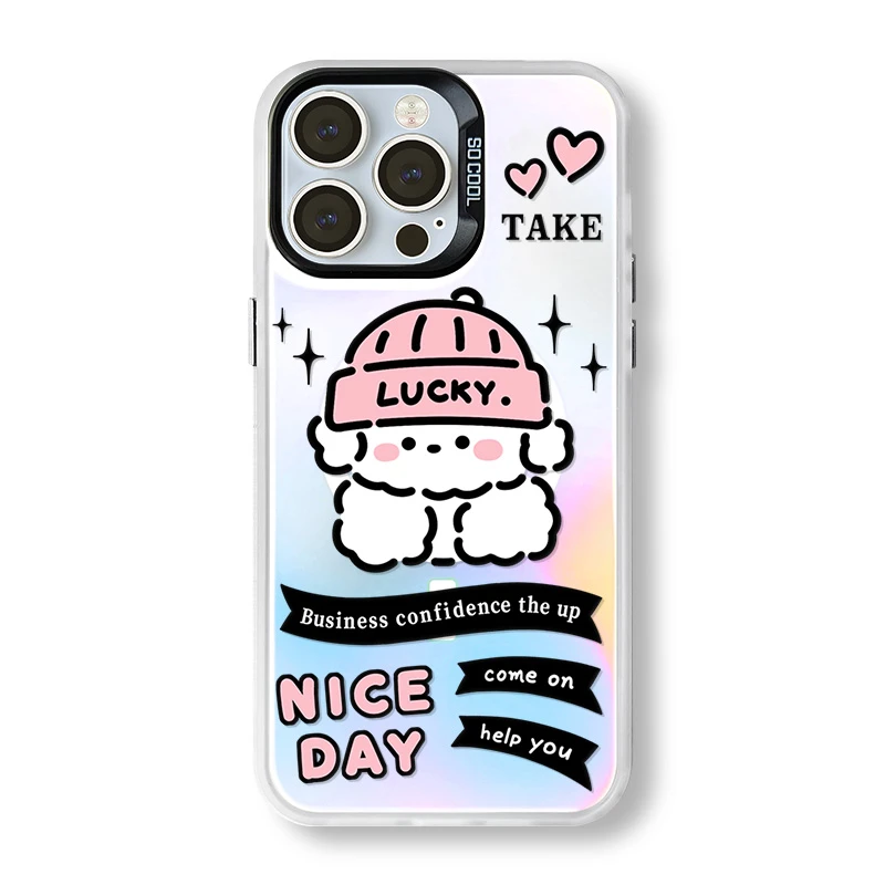 幸运狗｜适用苹果全系磁吸手机壳可爱女生个性卡通趣味小众ins