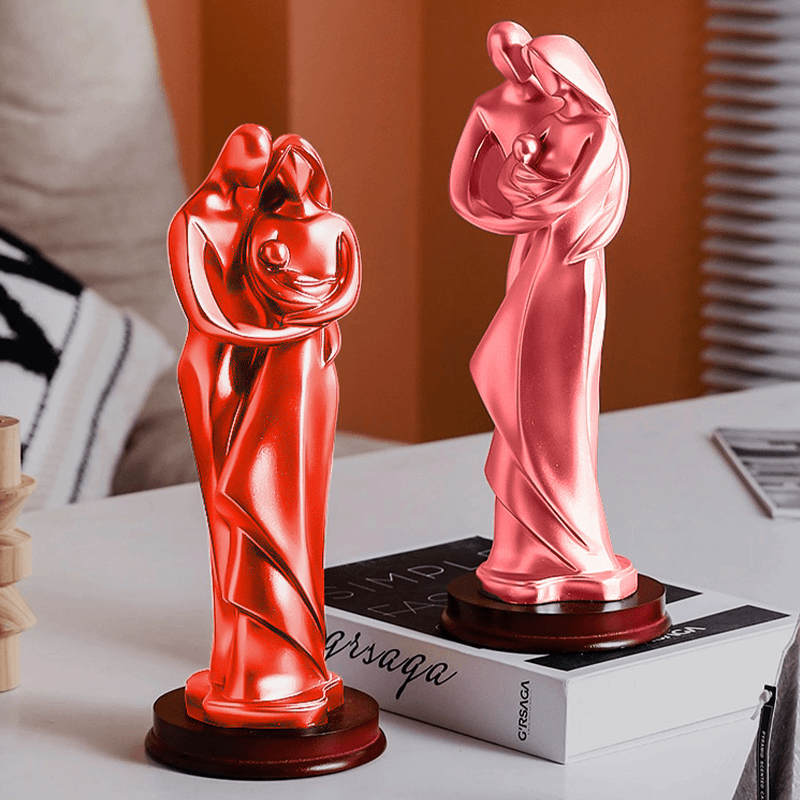 情人节庆祝家居女孩庆典祝贺三口之家幸福美满家居摆件品礼物高档