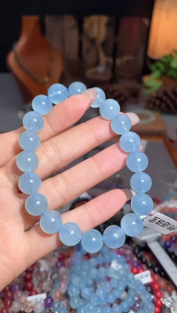 【闪购商品】水晶手链未镶嵌89海蓝宝