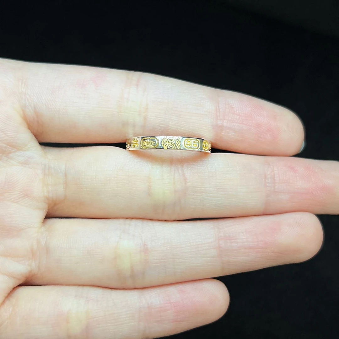 925银戒指 【小宝珠宝】30 T8006-S925银戒指-2.5x1.5mm