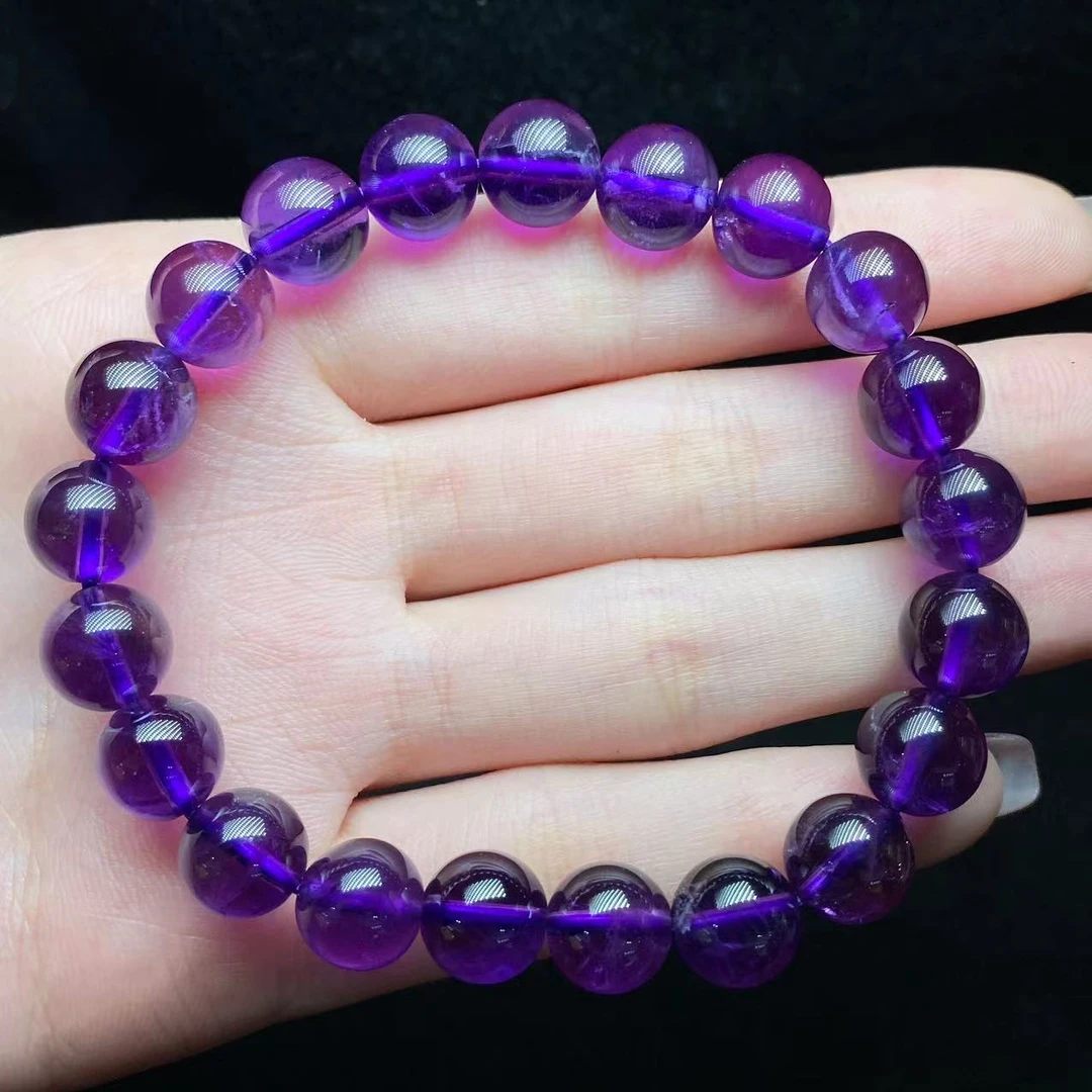 M020-紫水晶单圈手串-9mm