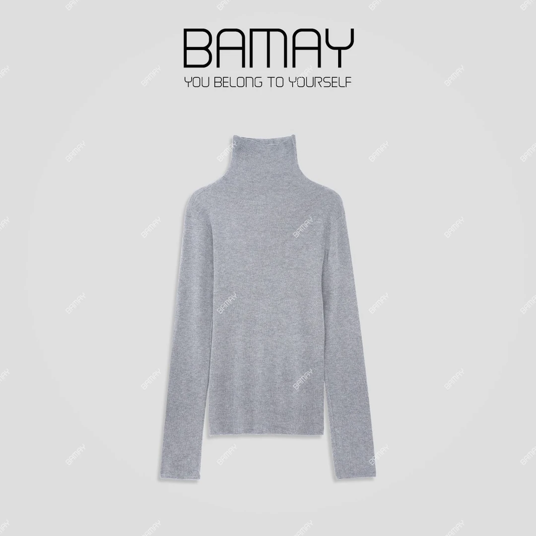 【大菲专属】【糯叽叽】高领气质修身高领针织打底衫BM243MY185D