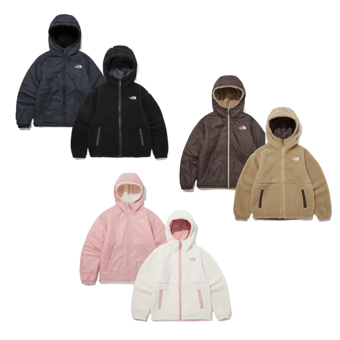 THE NORTH FACE/北面23户外秋冬新款连帽两穿羊羔绒男女保暖外套