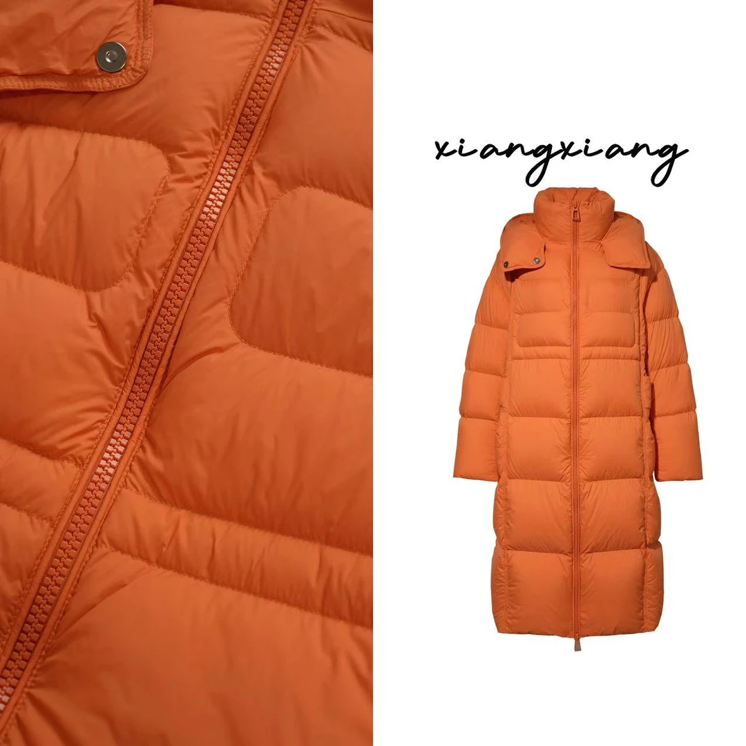 YANJING/颜境时尚云氧系列云朵泡芙款保暖长款羽绒服88AW8753