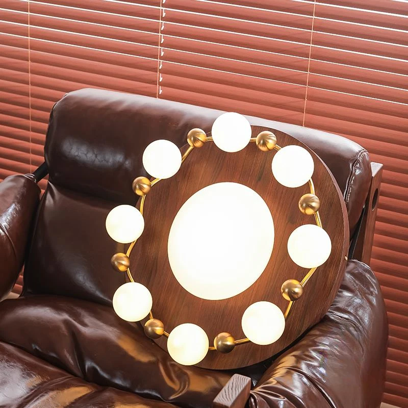 护眼卧室吸顶灯中古设计师主卧房间灯具现代简约全光谱书房灯具