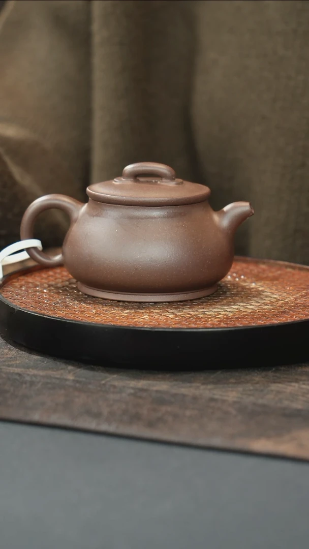 【闪购商品】紫砂茶壶天青泥儒相150cc