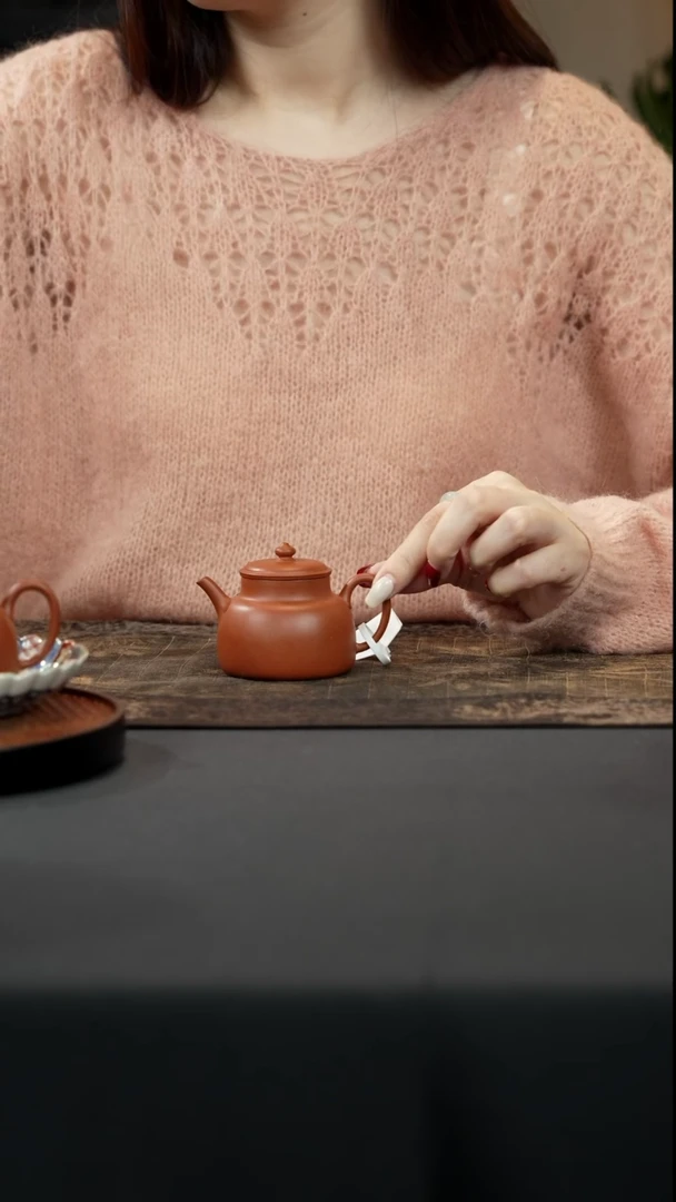 【闪购商品】紫砂茶壶小金汇壶120cc朱泥