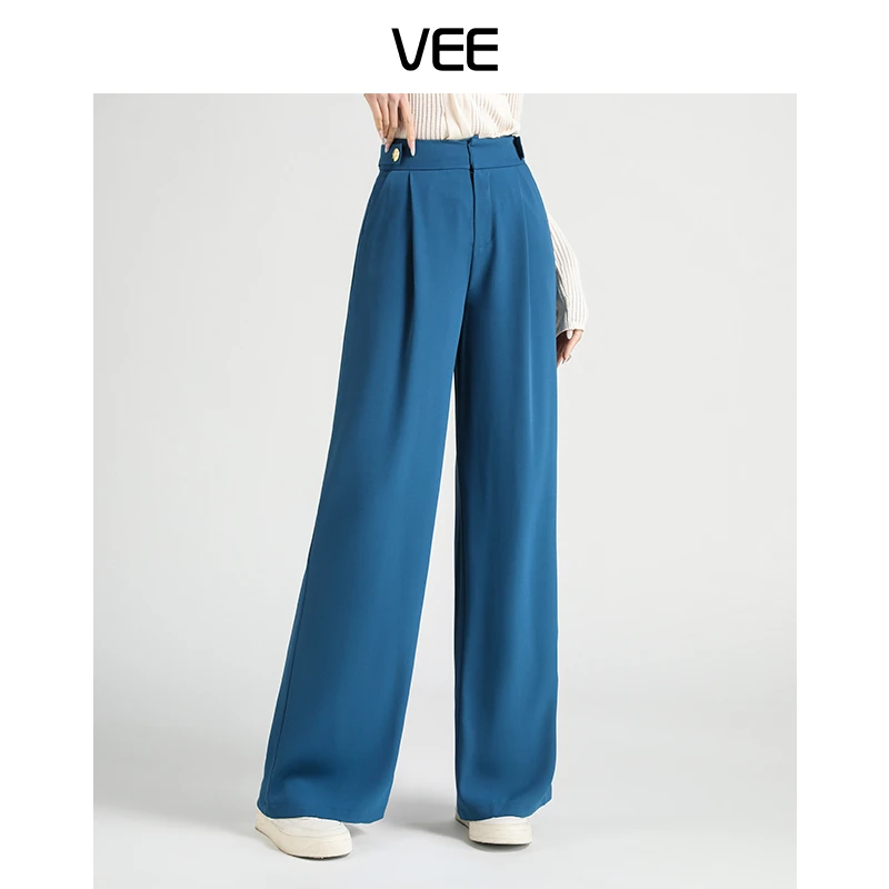 VEE【天空之镜】【专属】时尚显瘦宽松透气垂感气质阔腿裤