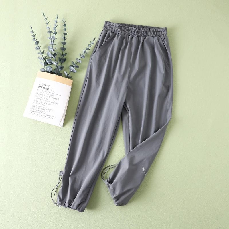 新款儿童运动速干休闲收脚长裤 9815