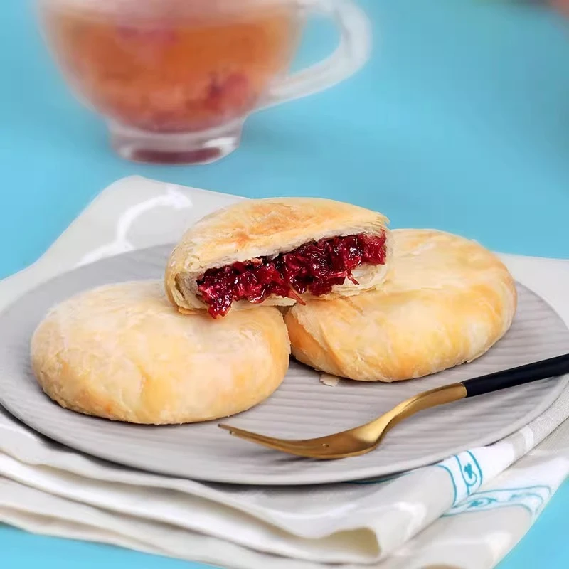 映象云南鲜花饼大饼多馅酥皮薄玫瑰饼新鲜现烤早餐代餐糕点零食