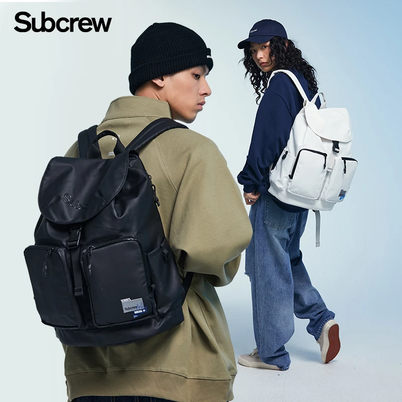 Subcrew李灿森同款双肩包男大容量书包旅行大容量书包电脑包女