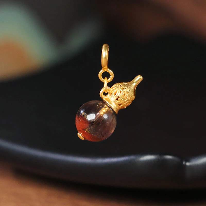 【晶锐珠宝甄选】极光荆棘玫瑰葫芦滴流/个（多样性发其一）