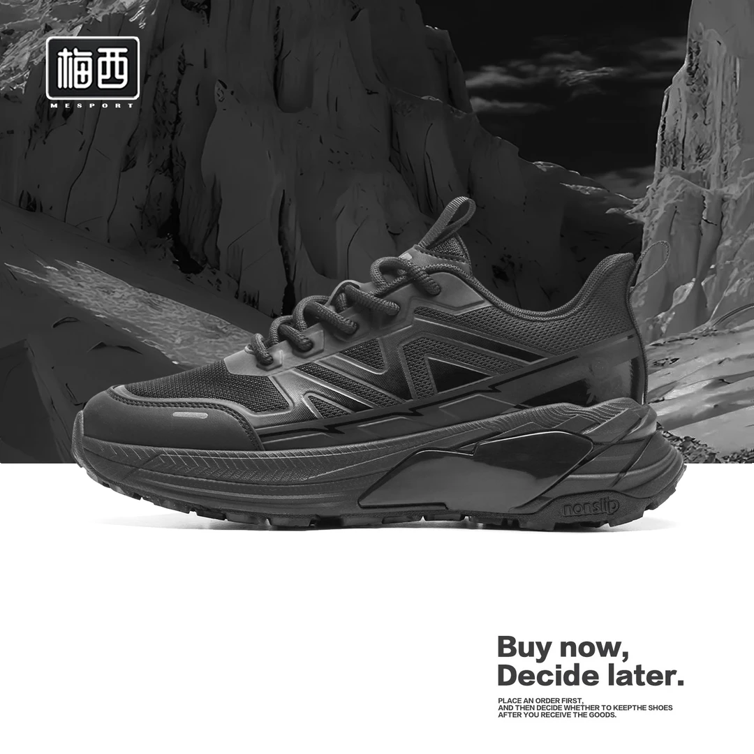【梅西男鞋】新款2024夏季透气网面跑步运动防滑休闲鞋KL0920