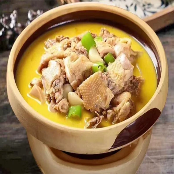 【常德桃源土鸡钵子菜】送干锅腊猪肺一份