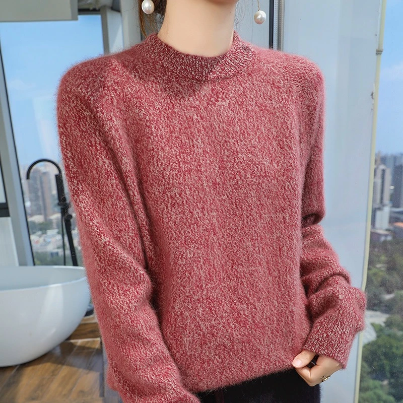 【迈煜】“一折”福利价24新款套头衫加厚基础款时尚宽松百搭羊毛衫