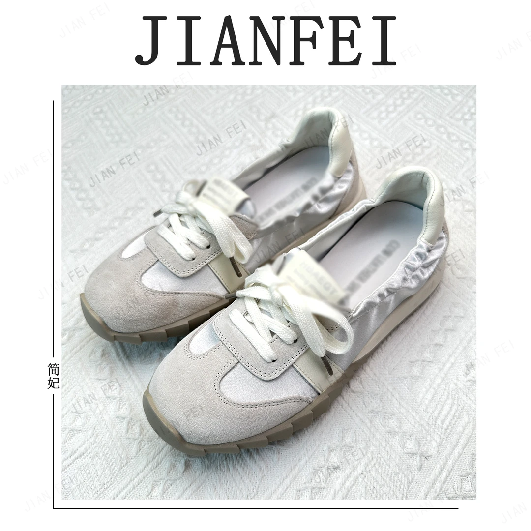 JIANFEI/简妃DJW9081 女士德训鞋浅口复古百搭软底休闲时尚潮流