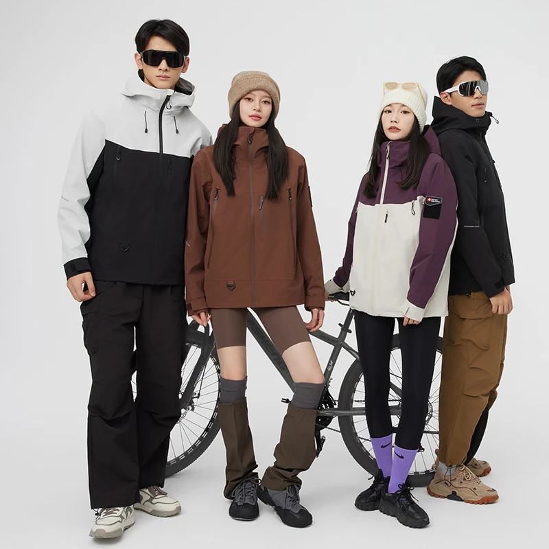 冲锋衣定制三合一可拆卸工装外套秋冬新款公司工作服印字刺绣logo