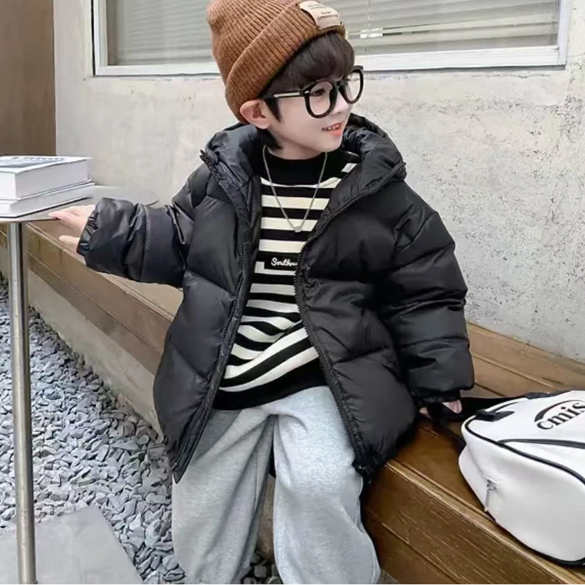 2024新款儿童连帽休闲时尚保暖秋冬加厚羽绒服351款