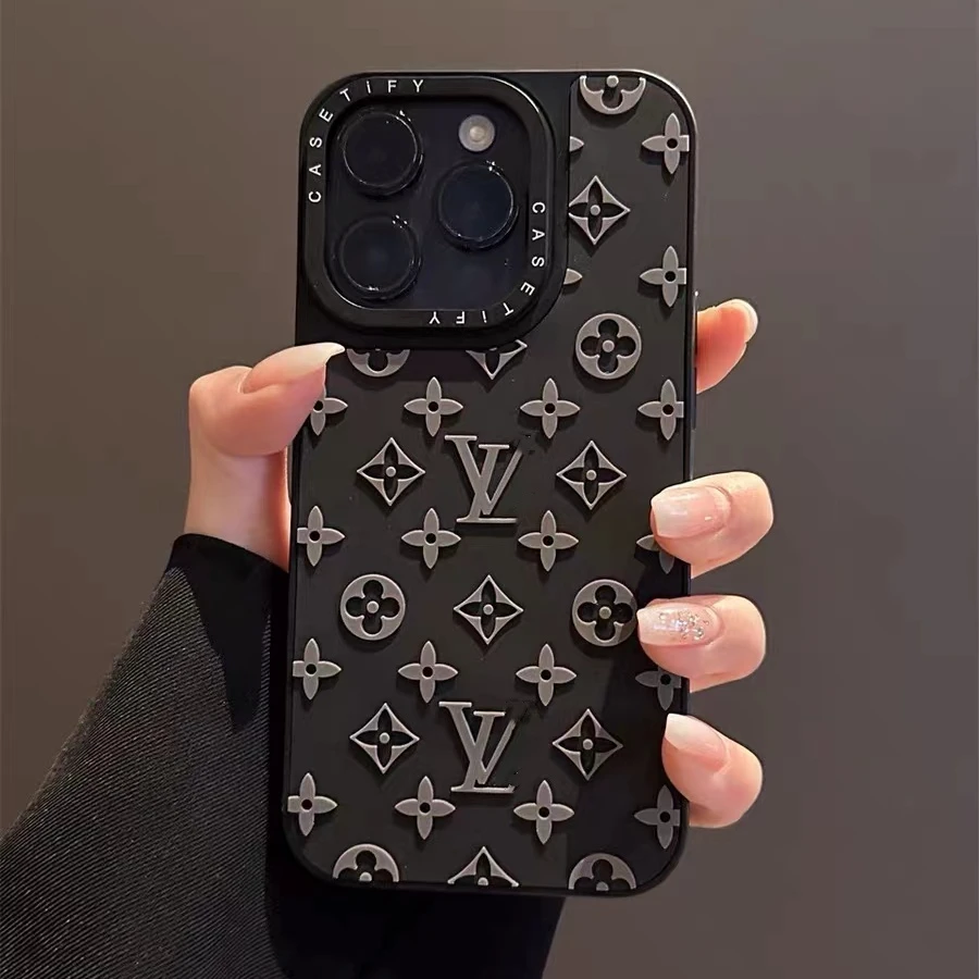 潮牌网红适用苹果15ProMax手机壳防摔13软胶iPhone16高级感保护套