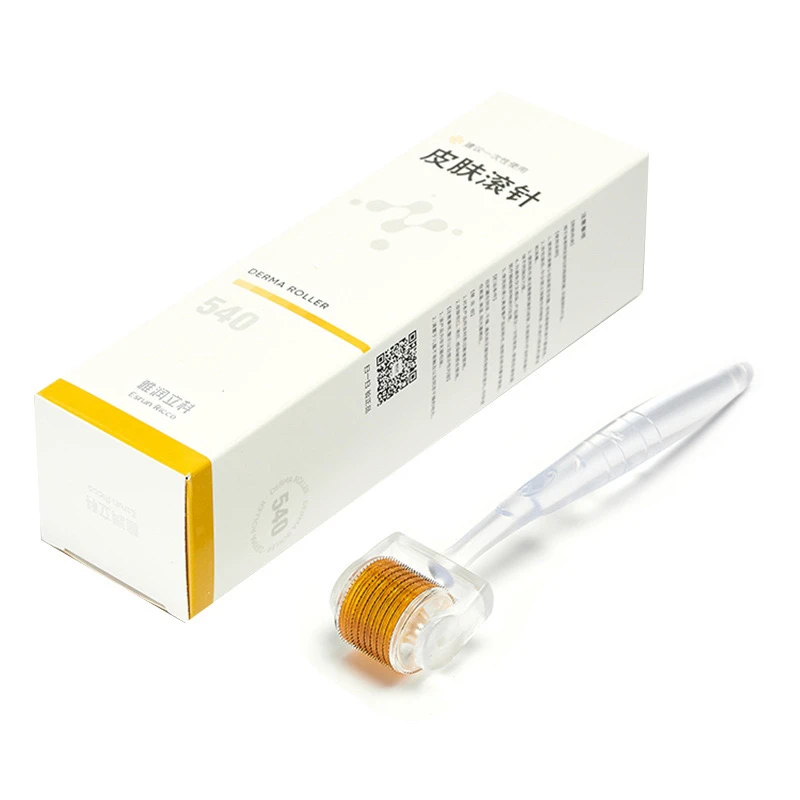 居家舒缓滚轮脸部纳米帝幕容嘛贴抑菌贴面膜金色便携式英诺小棕瓶