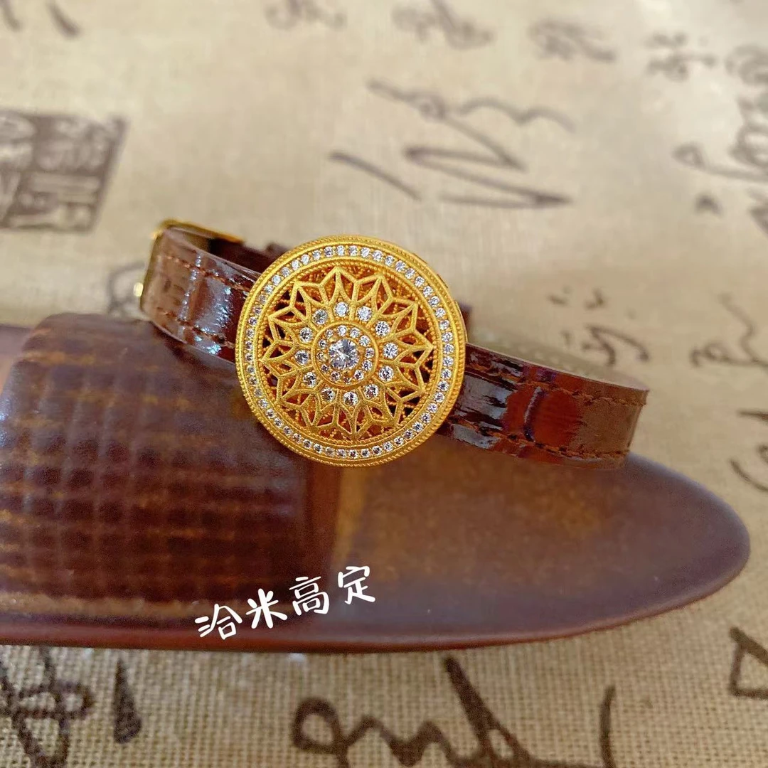 QIAMI AC 洽米高定【八宝罗盘手表】中式复古花丝闪耀表带